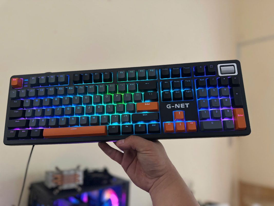 BÀN PHÍM CƠ RAPPID TRIGGER GNET GK618S RGB MAGNETIC AMBER SWITCH